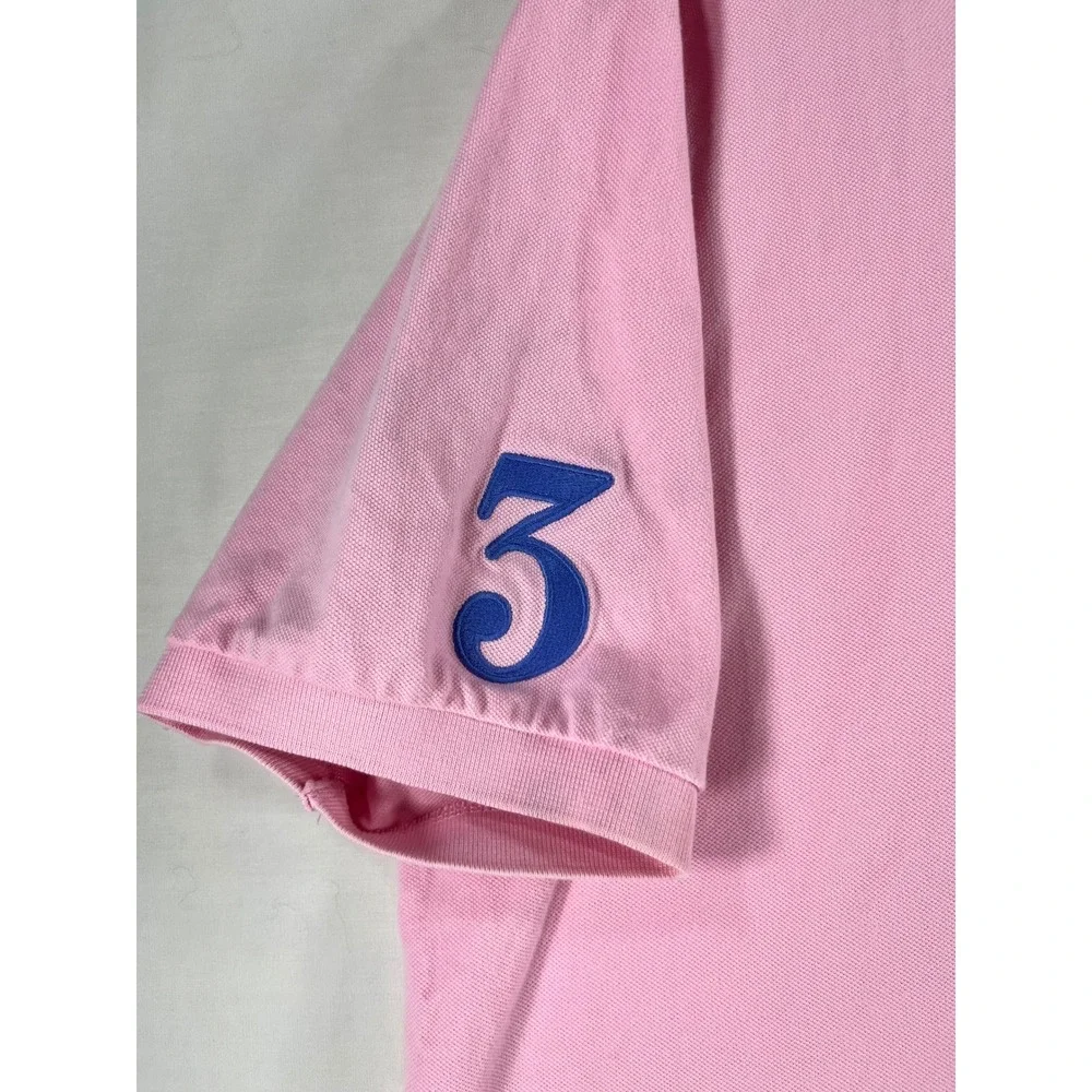 Polo Ralph Lauren Mens Pink Big Pony Short Sleeve Polo Shirt 2XB Big & Tall